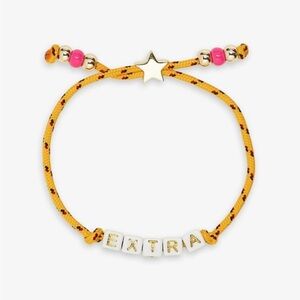 Pura Vida Bungee Cord ‘EXTRA’ Alphabet Letter Bracelet
